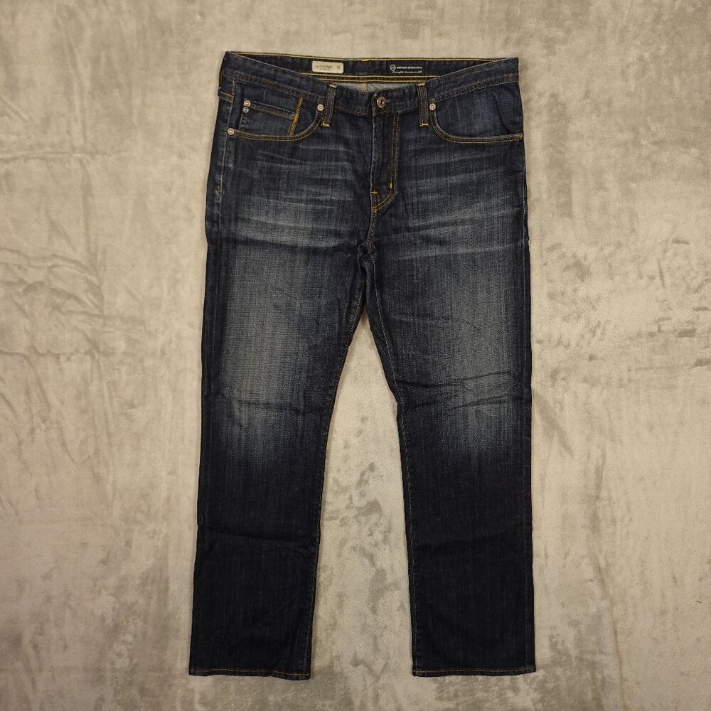 AG Adriano Goldschmied Protegé Straight Leg Jeans Men’s 36x32 Dark Wash